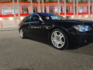 2007 BMW 7 серии 740i IV (E65/E66) Рестайлинг, чёрный, 1550000 рублей, вид 2