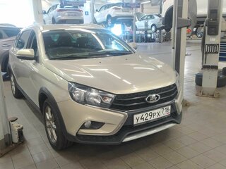 2019 Lada (ВАЗ) Vesta SW Cross I, бежевый, 921000 рублей, вид 2