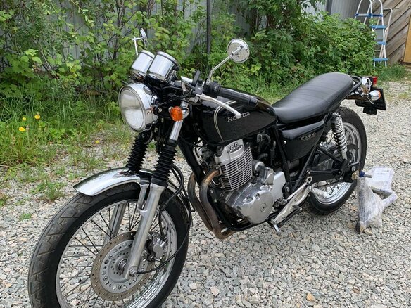 2006 Honda CB 400SS, чёрный, 450000 рублей - вид 8