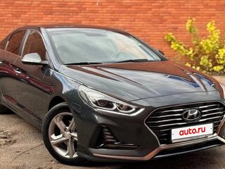 2018 Hyundai Sonata VII (LF) Рестайлинг, серый, 1850000 рублей, вид 1