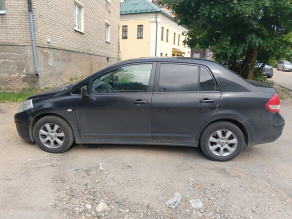2007 Nissan Tiida I, чёрный, 365000 рублей - вид 7