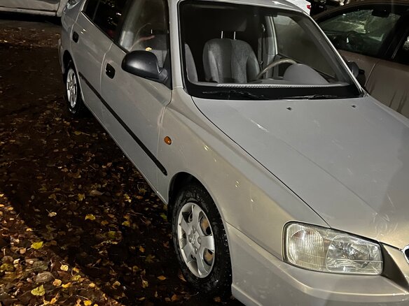 2008 Hyundai Accent ТагАЗ II, бежевый, 520000 рублей - вид 1