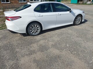 2019 Toyota Camry US Market VIII (XV70), белый, 2750000 рублей, вид 3