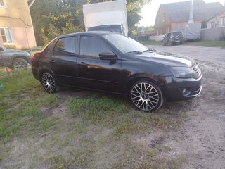 2014 Lada (ВАЗ) Granta I, чёрный, 500000 рублей, вид 2