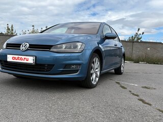 2014 Volkswagen Golf VII, голубой, 1450000 рублей, вид 3