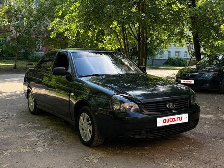 2007 Lada (ВАЗ) Priora I, чёрный, 190000 рублей, вид 3