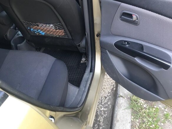 2010 Kia Rio II Рестайлинг, золотистый, 750000 рублей - вид 10