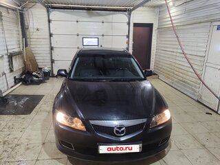 2007 Mazda 6 I (GG) Рестайлинг, чёрный, 175000 рублей, вид 3