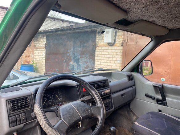 1992 Volkswagen Transporter T4, зелёный, 320000 рублей - вид 6