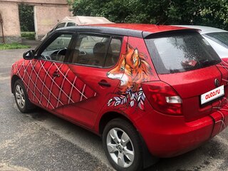 2008 Skoda Fabia II, красный, 300000 рублей, вид 1