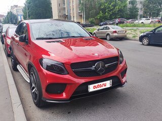 2015 Mercedes-Benz GLE Coupe 450 AMG I (C292), красный, 3777000 рублей, вид 2
