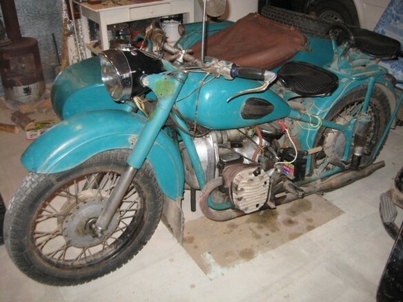 1953 Урал M-72, зелёный, 155000 рублей