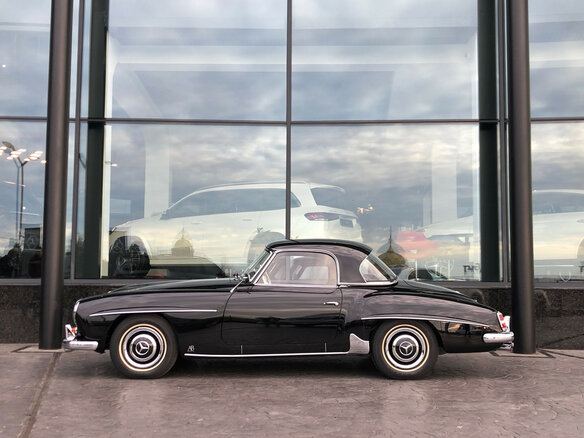 1960 Mercedes-Benz 190 SL R121, чёрный - вид 2
