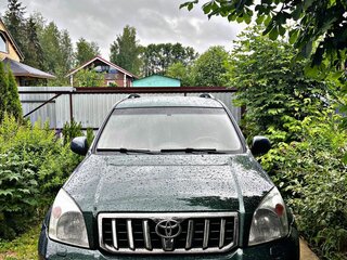 2005 Toyota Land Cruiser Prado 4-speed 120 Series, зелёный, 1600000 рублей, вид 4