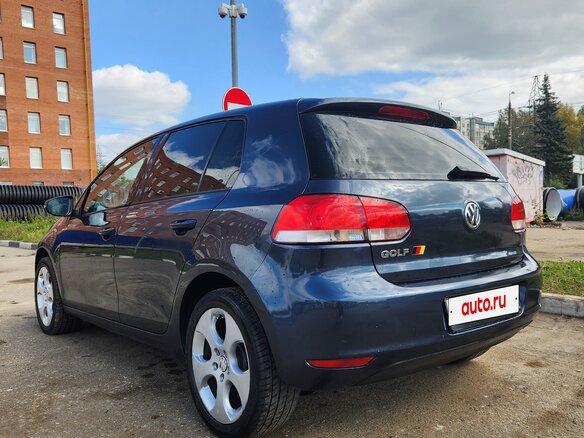 2010 Volkswagen Golf VI, синий - вид 6