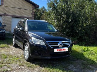 2009 Volkswagen Tiguan I, чёрный, 1070000 рублей, вид 3