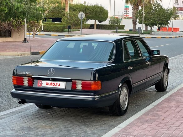 1989 Mercedes-Benz S-Класс 560 II (W126) Рестайлинг, синий, 7000000 рублей - вид 11