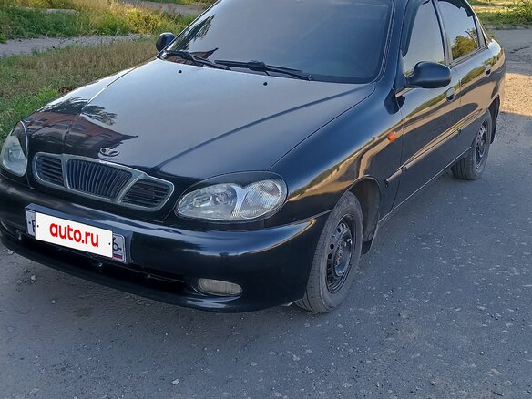 2008 Daewoo Lanos, чёрный, 180000 рублей