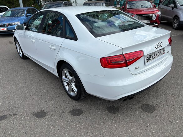 2014 Audi A4 IV (B8) Рестайлинг, белый, 1500000 рублей - вид 6