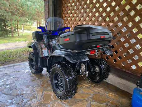 2009 Yamaha Grizzly 450 (YFM450), зелёный, 450000 рублей, вид 4