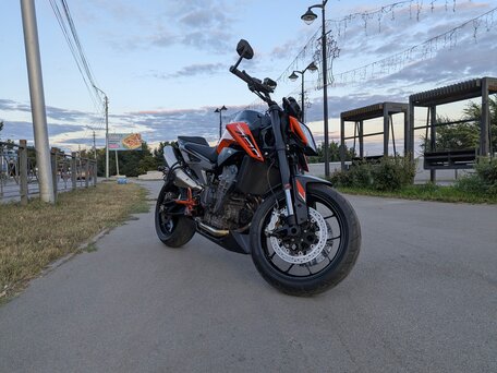 2023 KTM 790 Duke, оранжевый, 615000 рублей, вид 5