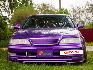 1996 Toyota Mark II VIII (X100), фиолетовый, 1600000 рублей, вид 2