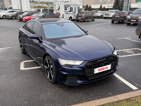 2018 Audi A6 55 TFSI V (C8), синий, 4850000 рублей - вид 7