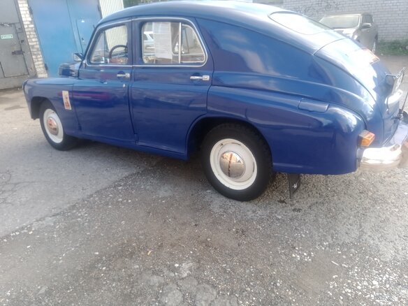 1957 ГАЗ М-20 «Победа», синий, 495000 рублей - вид 4