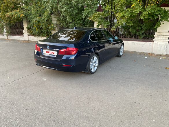 2013 BMW 5 серии 528i xDrive VI (F10/F11/F07) Рестайлинг, синий - вид 7