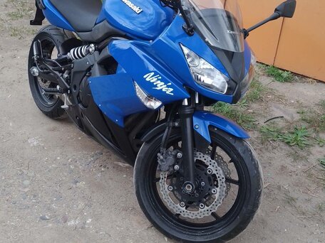 2010 Kawasaki Ninja 400, синий, 475000 рублей, вид 3