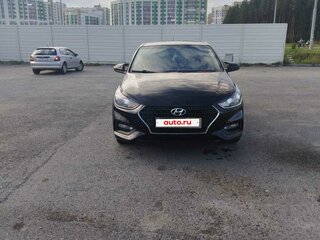 2017 Hyundai Solaris II, чёрный, 1250000 рублей, вид 1