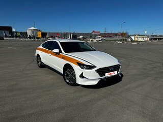 2021 Hyundai Sonata VIII (DN8), белый, 1860000 рублей, вид 4