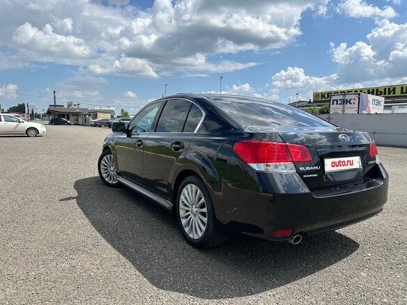 2010 Subaru Legacy V, чёрный, 1090000 рублей - вид 8
