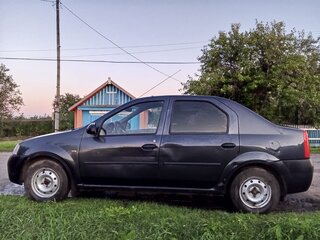 2008 Renault Logan I, серый, 220000 рублей, вид 4