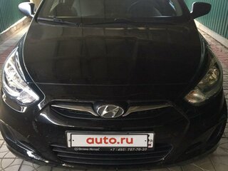 2013 Hyundai Solaris I, чёрный, 860000 рублей, вид 1