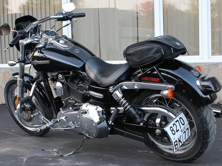 2012 Harley-Davidson Dyna Super Glide, чёрный, 925000 рублей, вид 2