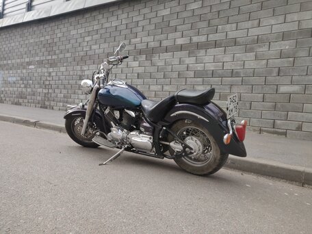 2003 Yamaha XVS1100, зелёный, 410000 рублей, вид 4