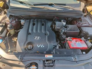 2008 Hyundai Santa Fe II, пурпурный, 950000 рублей, вид 5