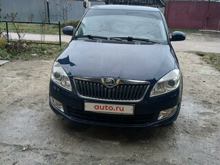 2014 Skoda Fabia II Рестайлинг, синий, 598000 рублей, вид 2