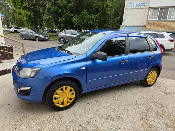 2018 Lada (ВАЗ) Kalina II, синий, 550000 рублей - вид 4