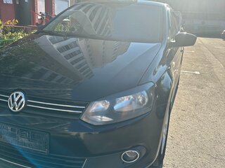 2013 Volkswagen Polo V, чёрный, 1030000 рублей, вид 3