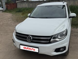 2014 Volkswagen Tiguan I Рестайлинг, белый, 1450000 рублей, вид 2