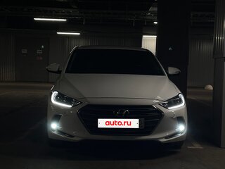 2018 Hyundai Elantra VI (AD), белый, 1650000 рублей, вид 1