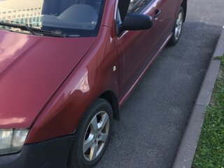 2005 Skoda Fabia I Рестайлинг, красный, 200000 рублей, вид 3
