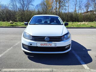 2017 Volkswagen Polo V Рестайлинг, белый, 550000 рублей, вид 2