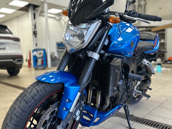 2007 Yamaha FZ1, голубой, 630000 рублей - вид 10