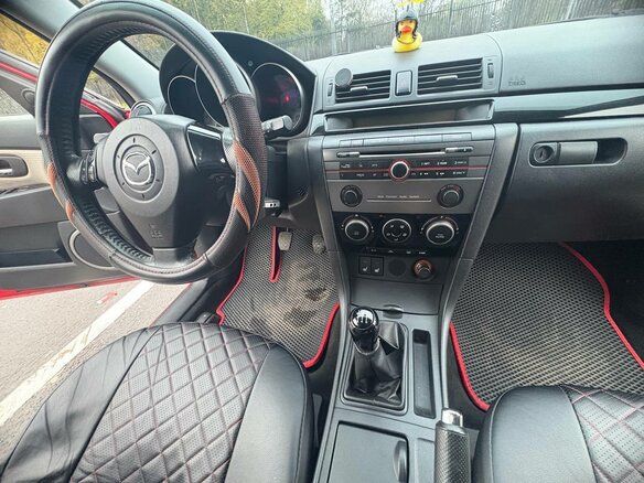 2008 Mazda 3 I (BK) Рестайлинг, красный, 550000 рублей - вид 9
