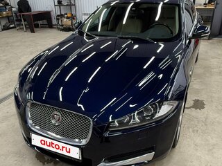 2015 Jaguar XF I Рестайлинг, синий, 1800000 рублей, вид 1