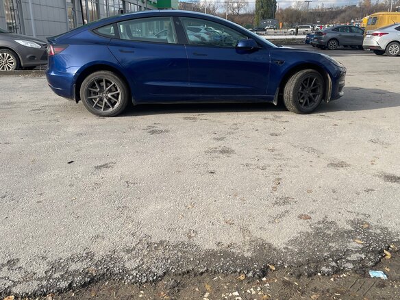 2021 Tesla Model 3 Long Range I, синий - вид 6
