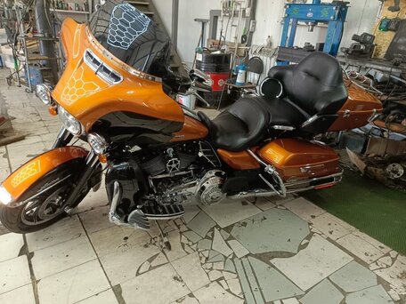 2014 Harley-Davidson Ultra Limited, оранжевый, 1290000 рублей, вид 2